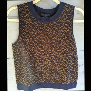 ann taylor • sleeveless knit crop top